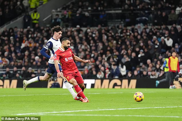 He scored his second after Szoboszlai's selfless cutback as he approached goal.