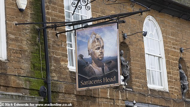 MailOnline visited another Saracens Head pub in Towcester, near Northampton, where punters were equally offended by Baqa and his demands.