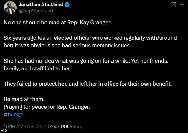 1734906220 424 Public reactions after missing GOP Congresswoman Kay Granger is found