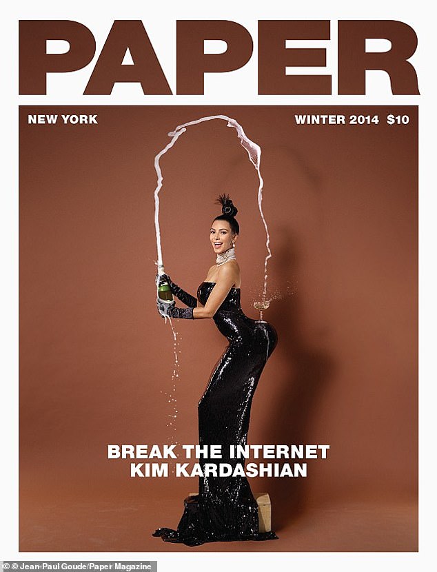 It marked a decade after her Paper magazine cover photo went viral in 2014. In 2014, Kardashian put on a daring display while posing nude for the cover of Paper's winter issue.