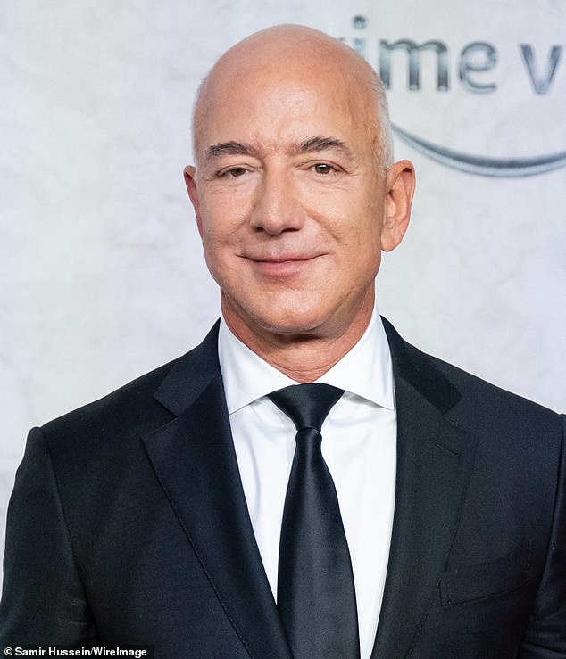 Amazon's Jeff Bezos at the 2022 premiere of The Lord Of The Rings: The Rings Of Power