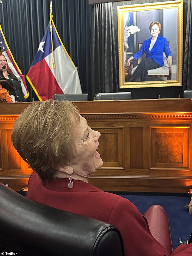 Granger pointed to her presence in Washington in November — where her staff tweeted a photo of her staring at her congressional portrait — to thank her staff and 