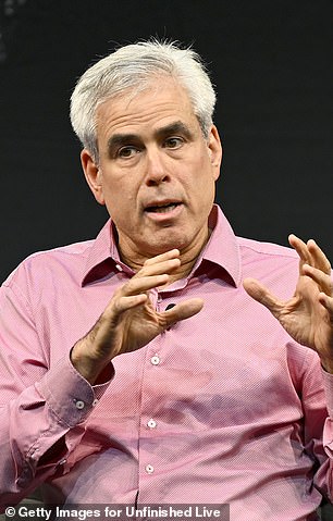 Jonathan Haidt speaks on stage during Unfinished Live at The Shed on September 22, 2022 in New York City