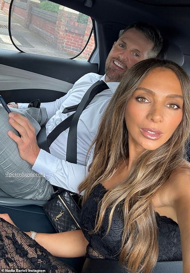 The social media sensation is currently in a relationship with former footballer turned model Peter Dugmore. Both in the photo