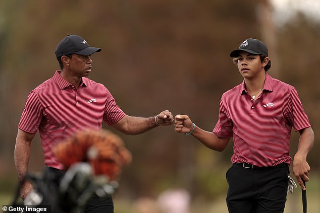 Woods and his son Charlie placed second at the PNC Championship in Florida over the weekend.