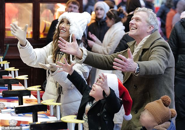 The couple got engaged in 2020 after Simon got down on one knee in their garden shed, which he turned into a replica of the spot where they had their first date, and surprised her with a nine-carat diamond ring.