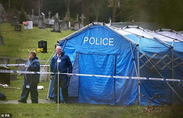 On October 11, 1991, a headless torso with severed arms was found in the quiet village of Bolney, West Sussex. The photo shows the body exhumed in 2009.