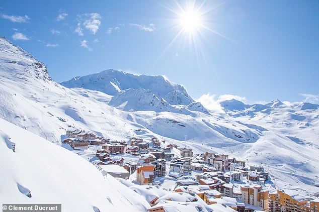 At 2,300 m (7,545 ft), Val Thorens, surrounded by six glaciers, is the highest ski resort in Europe.