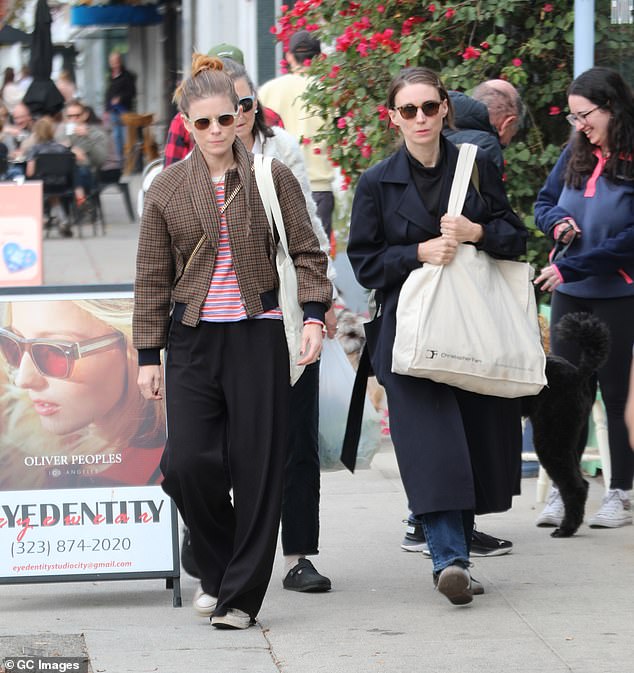 The sisters were joined by their mother Kathleen McNulty Mara and it's clear where Kate, 41, and Rooney, 39, get their looks from.