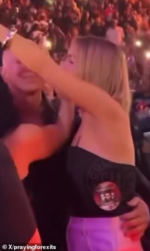 The 60-year-old Amazon founder joined in on the fun when he was caught dancing with Lauren's girlfriend Lydia