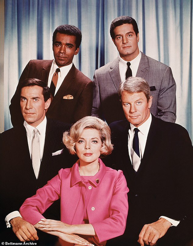 Born Mildred Fogel in Chicago, Illinois in 1931, she graduated from the University of Illinois with a degree in sociology. Seen here with the cast of Mission: Impossible in 1966