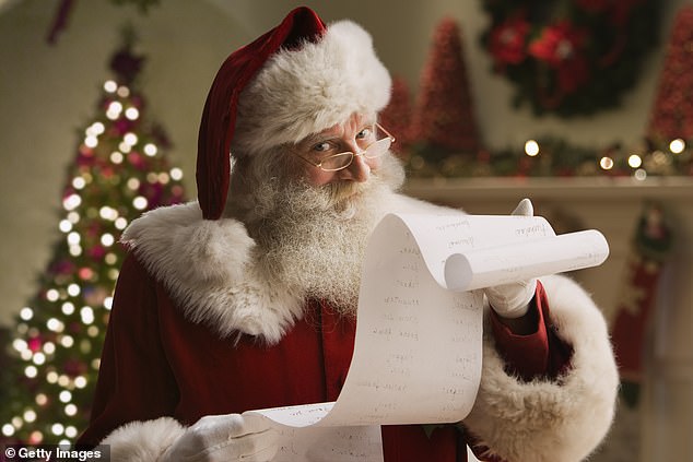 The predilection, called 'Santafilia', applies to people who are sexually aroused by Santa Claus (file image)