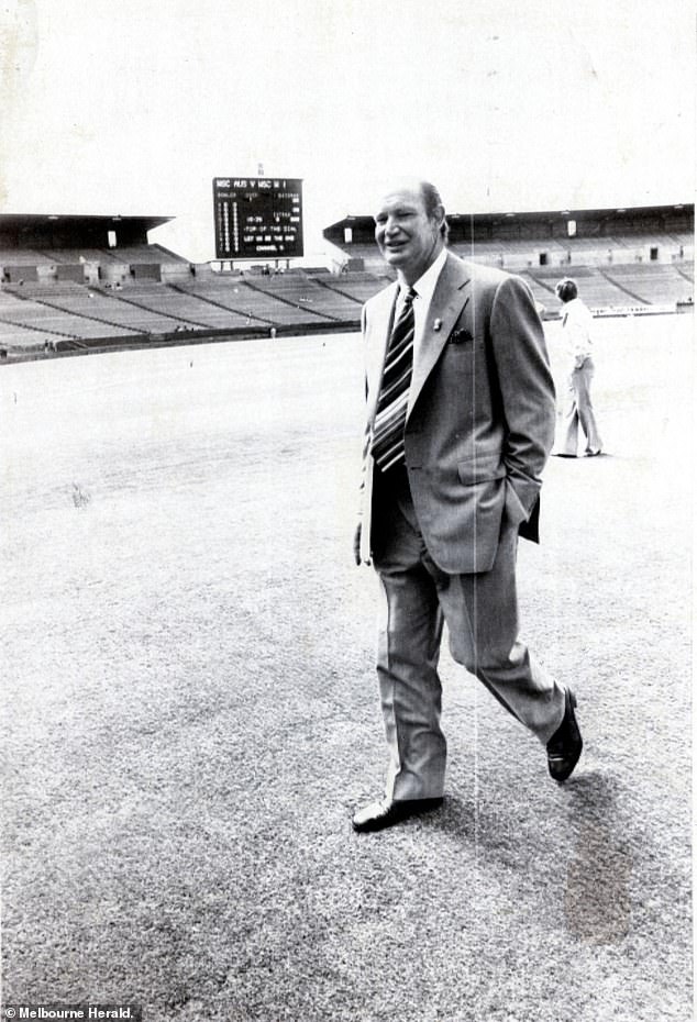 Bradman feared apartheid would destroy the cricket world, and had the same fears about the one-day revolution started by Kerry Packer (pictured).