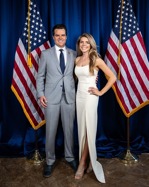 Matt Gaetz and his wife Ginger Luckey Gaetz