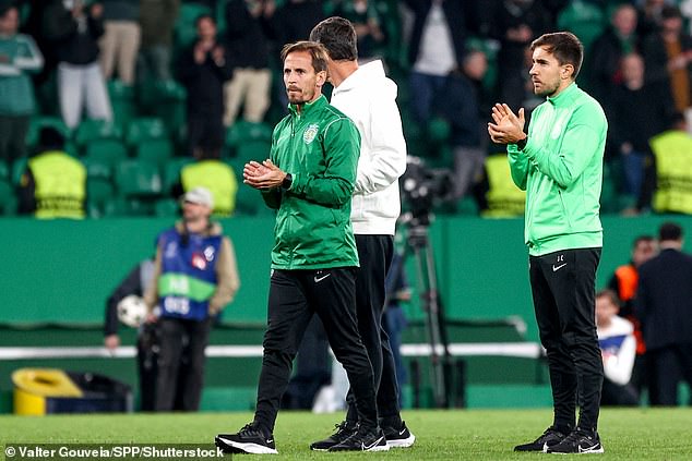 The 40-year-old coach, who had been in charge of Sporting's reserve team, was promoted to first team coach following the departure of Rubén Amorim.