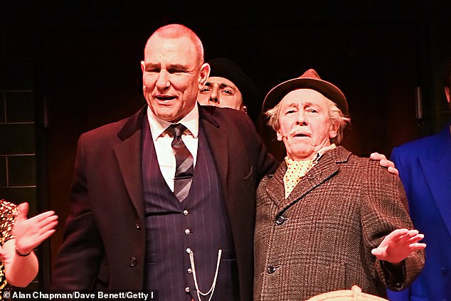 The musical enjoys a three-week run at the venue over the festive period with Paul Whitehouse (right) as Grandpa and Vinnie Jones (left) as villain Danny Driscoll.