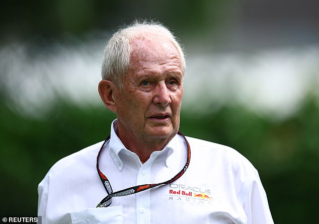 Helmut Marko (pictured) had previously stated that the Australian driver had lost his advantage and that Red Bull had 