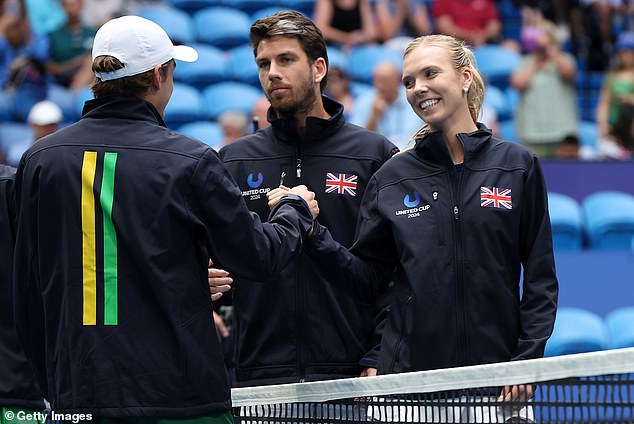 Australia and Great Britain met in the 2024 United Cup but De Minaur and Boulter did not meet in mixed doubles