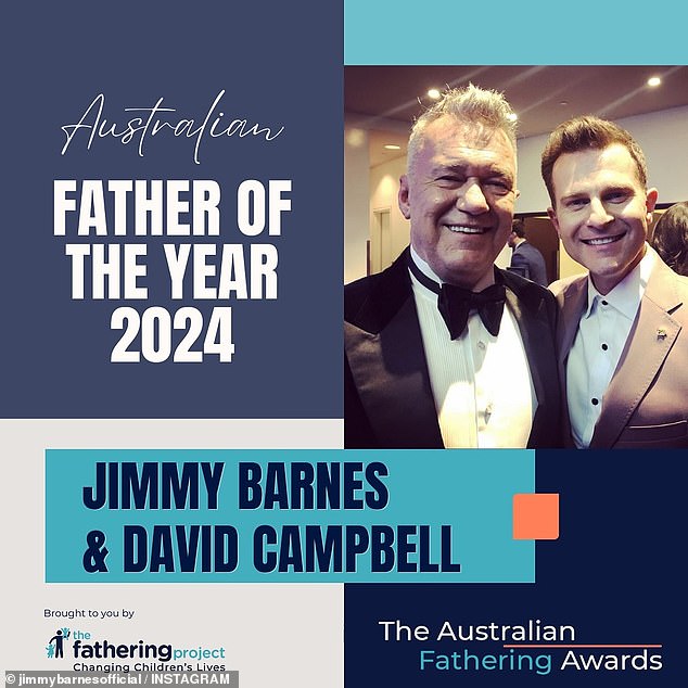 Barnes and Campbell were named Fathers of the Year in August by advocacy organization The Fathering Project.