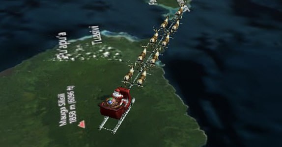 1735046443 26 NORAD Santa tracker 2024 LIVE real time location updates as Santa