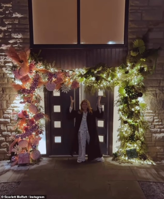 The Gogglebox star shared a fun video on her Instagram showing off her pink and green themed decorations inspired by the hit musical.