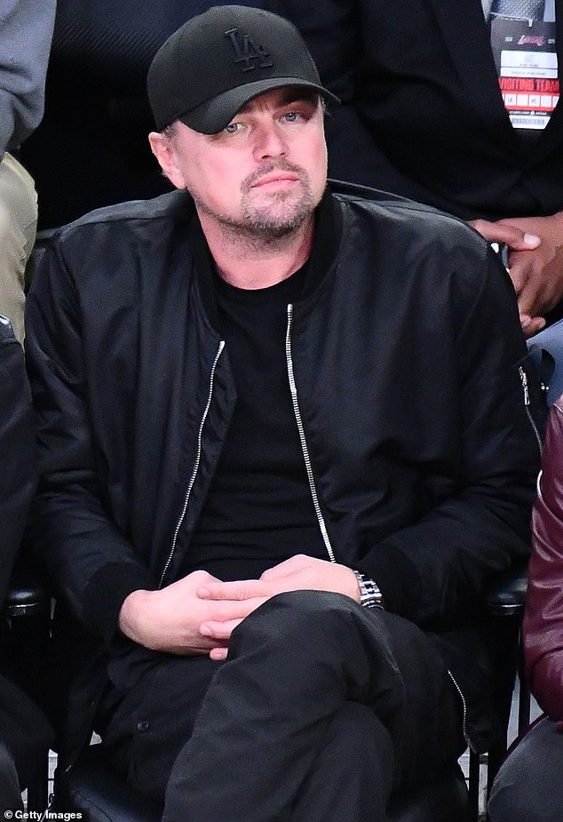 Leonardo is pictured Monday watching the Los Angeles Lakers play the Detroit Pistons at Crypto.com Arena, formerly Staples Center, in Los Angeles.