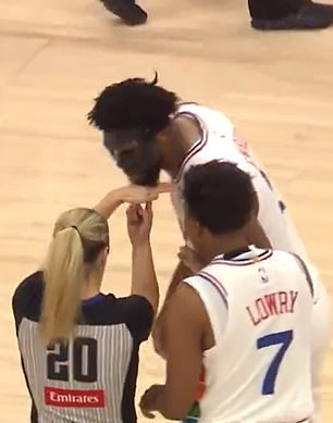 Embiid faced swift and immediate criticism from analysts and fans for his shocking behavior.