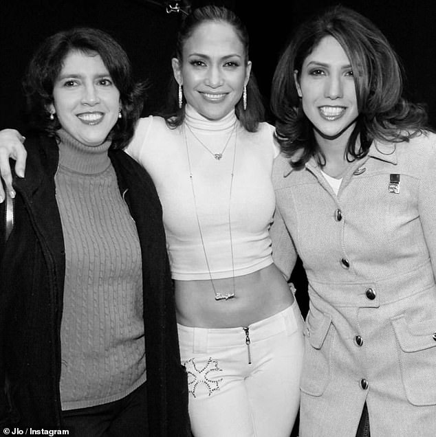 Sister Act: Jennifer has two look-alike sisters, but she almost never shares photos with them. She is seen with younger sister Lynda and older sister Leslie Lopez. From left to right: Leslie, Jennifer and Lynda