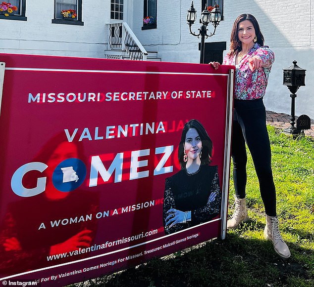 Gomez had run to become Missouri's Republican nominee for secretary of state earlier this year, but lost after placing sixth in the eight-person primary.