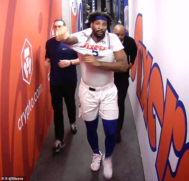 Andre Drummond was reinstated into the game after initially being ejected.