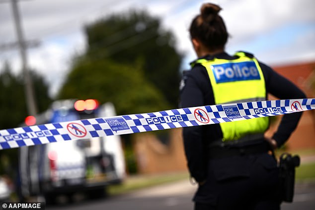 Police are searching for a half-naked man after underwear was found near a fast food shop in Melbourne in the early hours of Christmas morning (file image pictured).