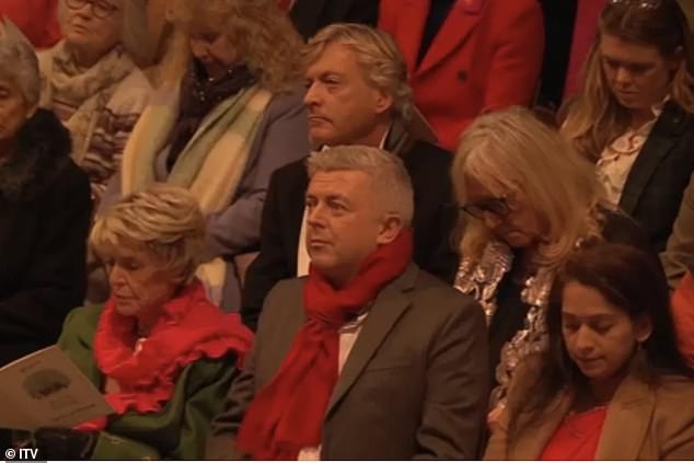 Sitting next to her husband Richard Madeley, Judy appeared to hold back tears as the Royal Ballet School took to the stage.