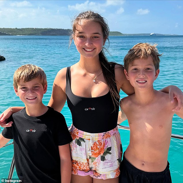 While on a beach adventure with her husband Jared Kushner, 43, and their three children, Arabella, 13, Joseph, 11, and Theodore, eight, Ivanka smiled from ear to ear.