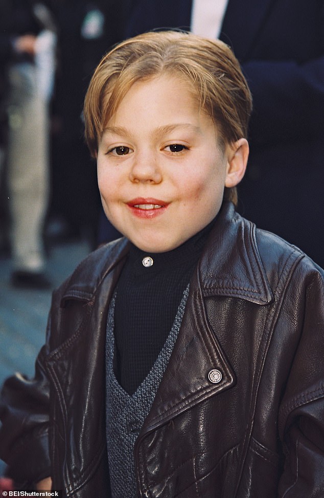 Evans was also born with a congenital heart problem and had to undergo three operations as a child, which ultimately proved fatal. Photographed in 1998