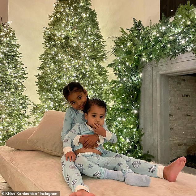 This year, Khloe and her children, True, 6, and Tatum, 2, whom she shares with ex Tristan Thompson, are sidelined by illness.