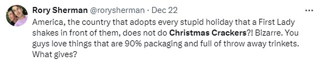 X users were quick to share their views on the fact that Americans supposedly don't know what Christmas cookies are.