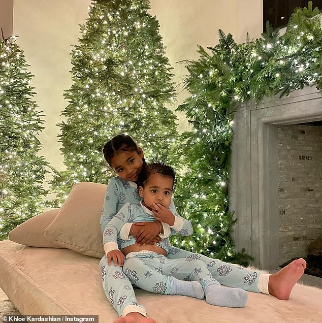 This year, Khloé and her children (True, six, and Tatum, two, whom she shares with her ex Tristan Thompson) are sidelined by illness.