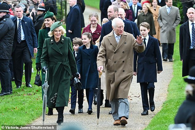 The royal family photographed at Sandringham