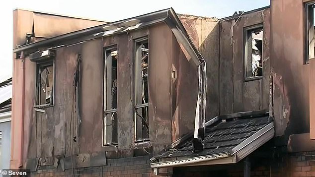 While a father and two daughters were able to safely flee the burning house, their family of four was left with almost nothing.