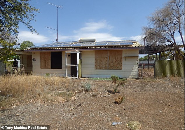 This four-bedroom house sold for $56,000 in Coolgardie, 560km north-east of Perth, was the third cheapest property