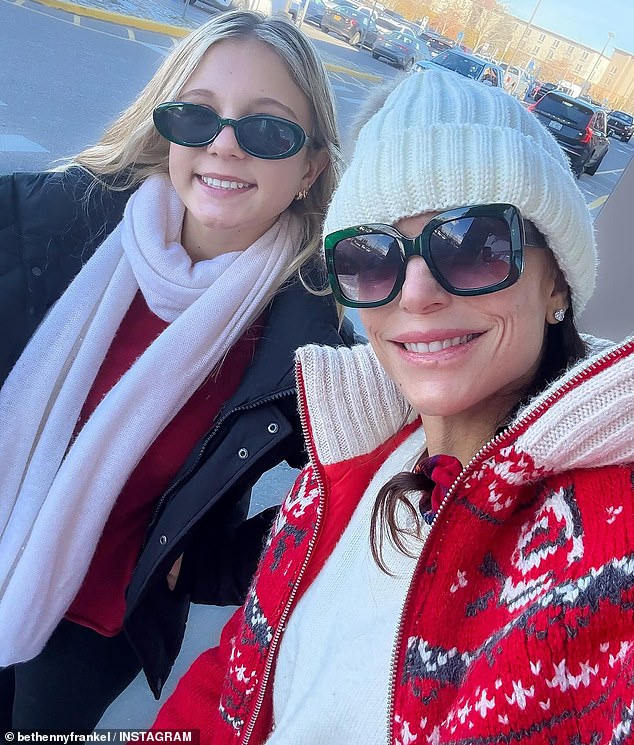 Bethenny Frankel enjoyed the holiday season with her 14-year-old daughter Bryn Hoppy, whom she shares with ex-husband Jason Hoppy.