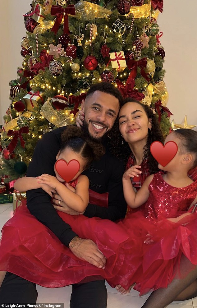 The singer wished her 10 million Instagram followers a Merry Christmas as the family posed for heartwarming photos.