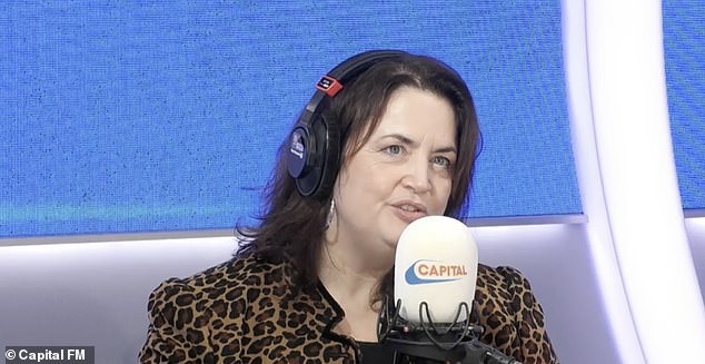 Ruth (pictured) and the TV favorite joined hosts Jordan North, Chris Stark and Sian Welby on Capital FM's breakfast show for a revealing chat ahead of the special launch.