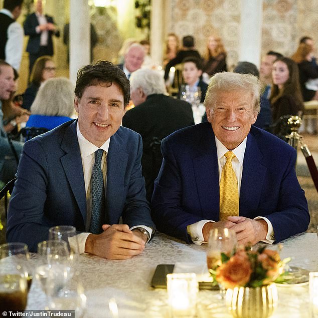 Donald Trump seems to enjoy mocking controversial Canadian Prime Minister Justin Trudeau. The pair were pictured when Trudeau visited Mar-a-Lago last month