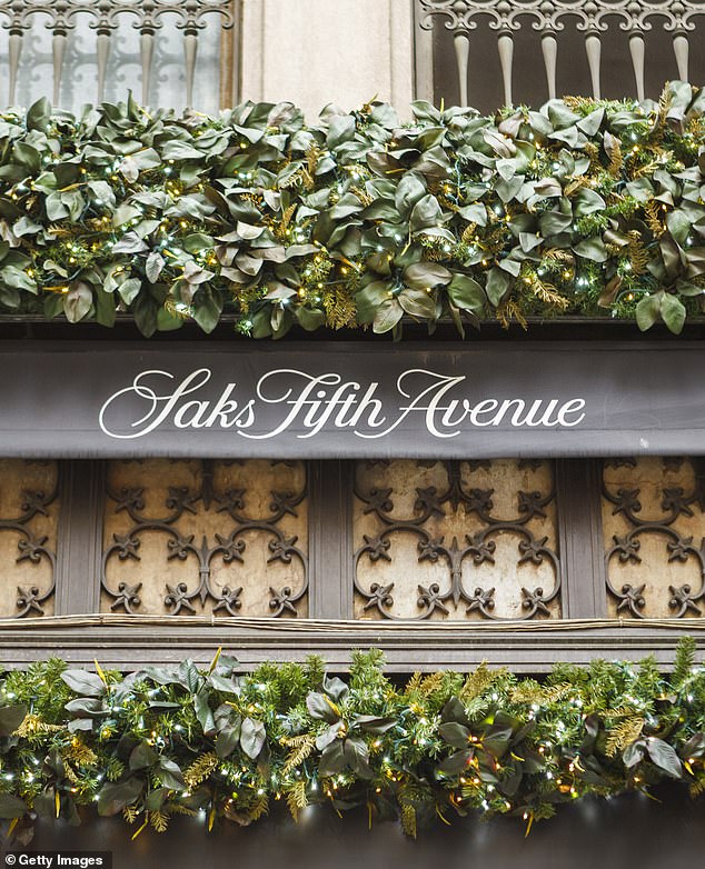 Platinum credit card holders get a $50 credit every six months at Saks Fifth Avenue