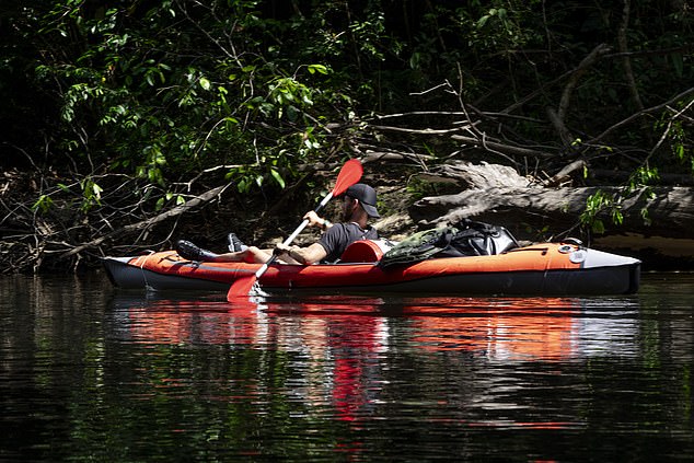 They followed the Coppename River in sweltering 40-degree heat and faced danger around every corner.