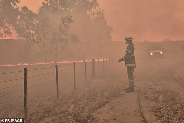 The Bureau of Meteorology fears weather conditions could exacerbate the fires ravaging the Grampians.