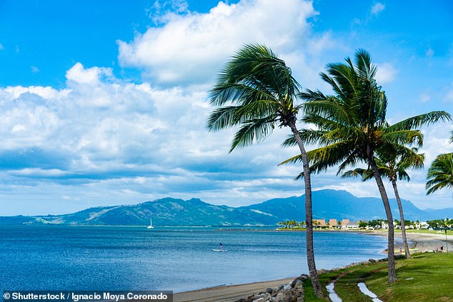 Passengers will need to arrive quickly as selected flights will only be on sale until the weekend after Boxing Day (pictured, island of Fiji)