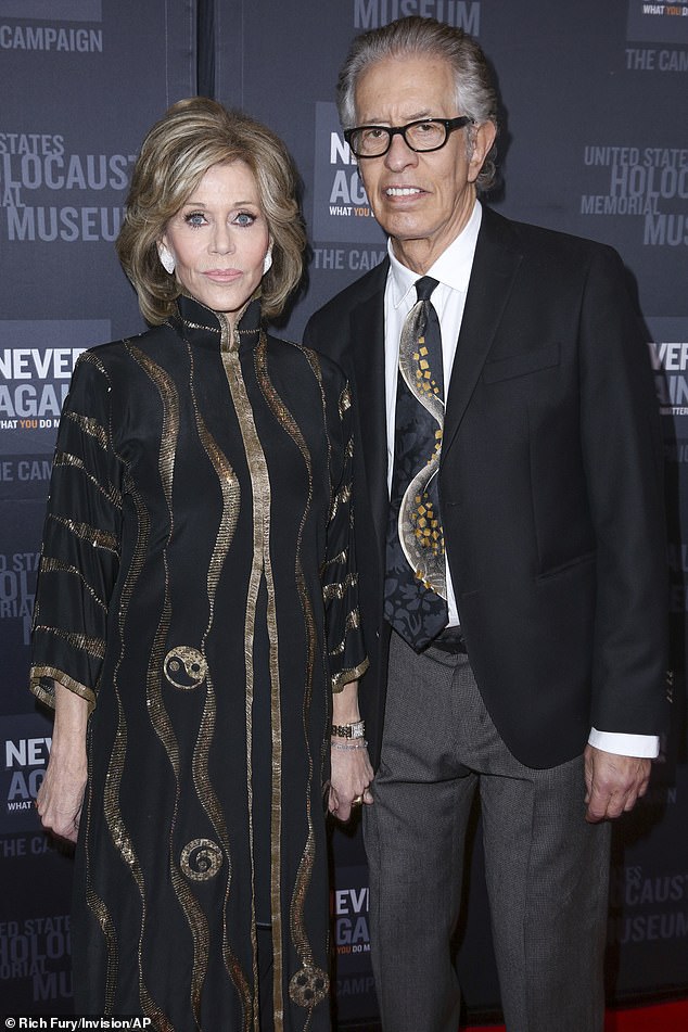 Richard, who shared an 8-year romance with Jane Fonda and was behind Rod's The Great American Songbook, died of cardiac arrest, his friend Daphna Kastner confirmed to the AP; Pictured with Joan in 2016.