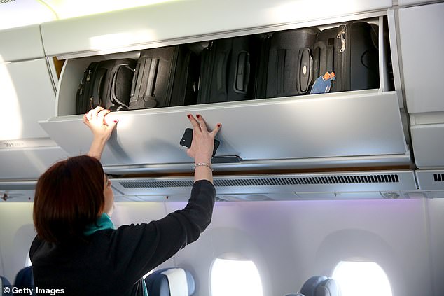 Several users expressed their opinions after a United Airlines passenger claimed that a fellow traveler had asked for money in an overhead bin.